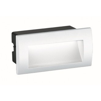VIOKEF 4124901 | Riva-VI Viokef beépíthető lámpa 140x70mm 1x LED 210lm 3000K IP65 fehér, fekete