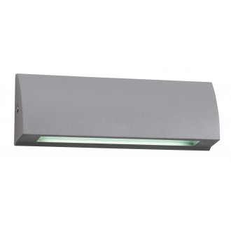 VIOKEF 4156000 | Tech Viokef fali lámpa 1x LED 258lm 3000K IP54 szürke, fehér