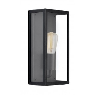 VIOKEF 4170700 | Country Viokef fali lámpa 1x E27 IP44 fekete, áttetsző