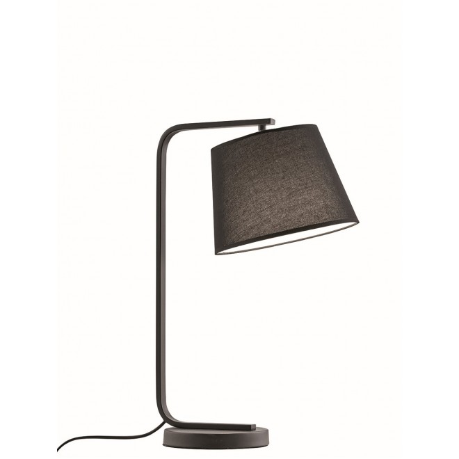 VIOKEF 4174900 | Cobbe Viokef asztali lámpa 55cm kapcsoló 1x E27 fekete