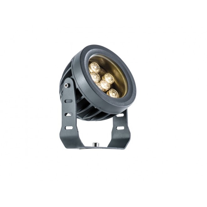 VIOKEF 4205100 | Ermis Viokef fényvető, leszúrható lámpa elforgatható alkatrészek 9x LED 990lm 3000K IP66 sötétszürke