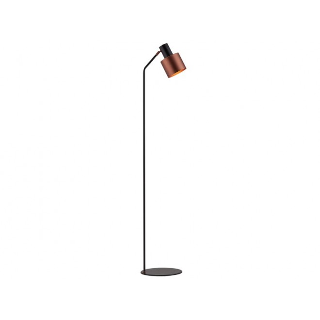 VIOKEF 4216100 | Dexter Viokef álló lámpa 168cm kapcsoló 1x E27 fekete, réz