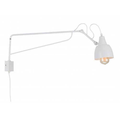 Image of ALDEX 1002C_D | Soho-AL Aldex falikar lámpa vezeték kapcsoló elforgatható alkatrészek 1x E27 fehér