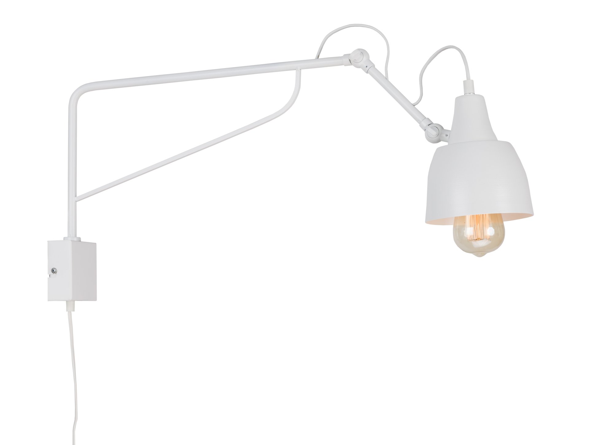 Image of ALDEX 1002C_M | Soho-AL Aldex falikar lámpa elforgatható alkatrészek 1x E27 fehér
